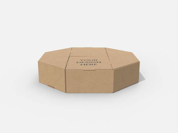 Packaging homeobox octagon mockup 183180