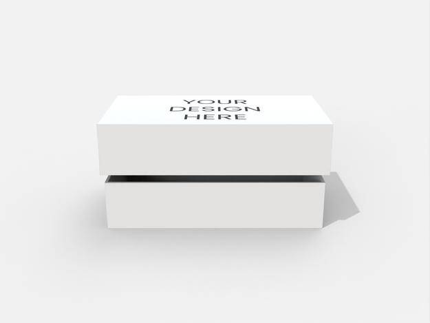 Box with lid luxury box rigid box mockup 366011