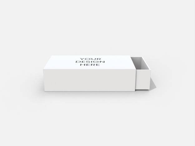 Sleeve drawer box luxury box mockup 362011