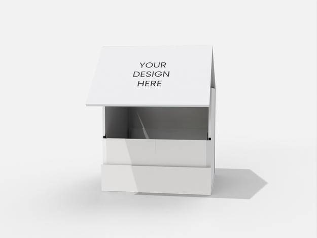 Luxury box rigid box magnetic box mockup 360151