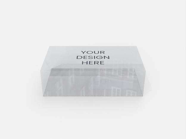 Packaging flexible packaging plastic box mockup 603310