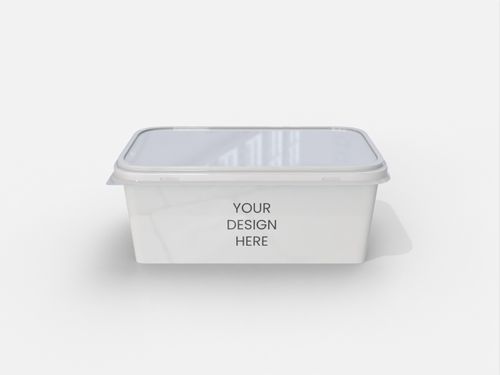 food container plastic box with cap mockup 510930