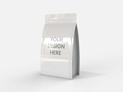 standing pouch doypack stand up plastic bag mockup 604050
