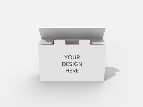 Tuck end boxes security buckles paper mockup 102063