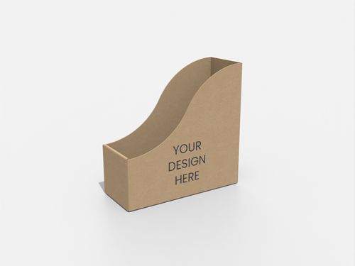 Curved ramp display box mockup 171493