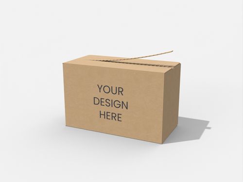 Zipper paper box mockup 200035