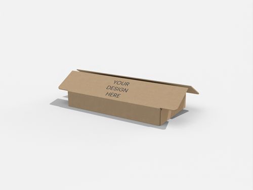 Cardboard box mockup 205010