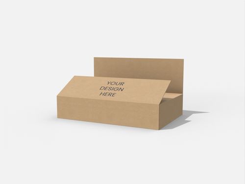 Insert box with dust flap mockup 310224