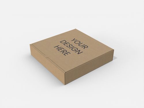 Square pizza box mockup 15621002