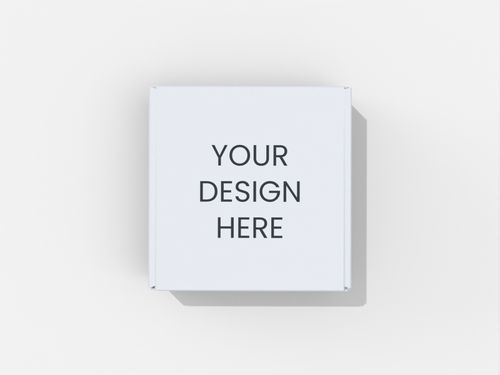 Square mailer box mockup 15001101