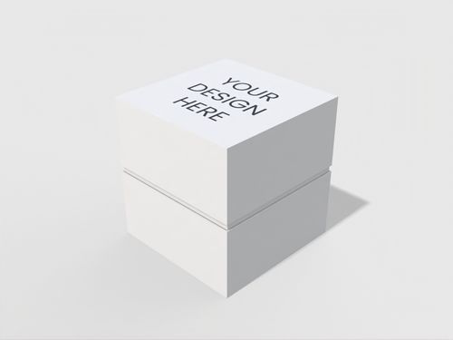 Square gift box mockup 36018002