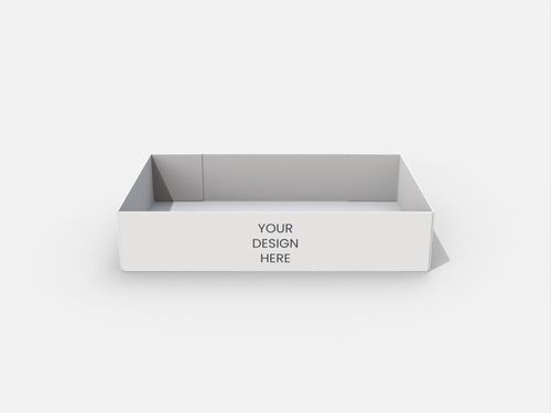 Tray boxes corrugated tray paper mockup 120010