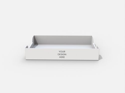 Tray boxes paper display mockup 120280