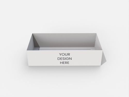 Tray boxes four-folded card sides angled mockup 120390