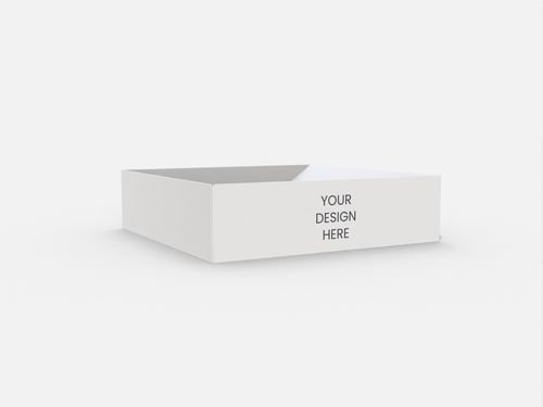 Tray boxes double ears paper mockup 120660