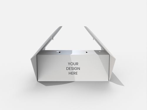 Flip top boxes double open half-folded mockup 157010