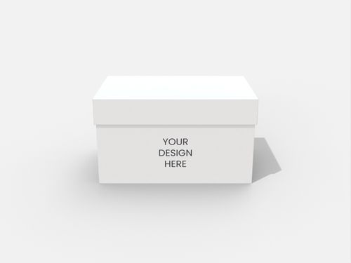 Boxes with lid half-pack auto bottom mockup 160031