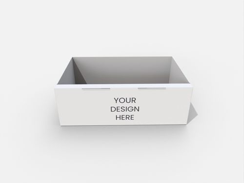 Display boxes/stands four folds single seal edge mockup 170080