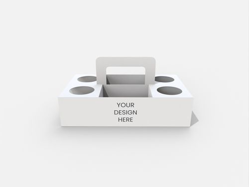 Display boxes/stands six grids portable mockup 171210