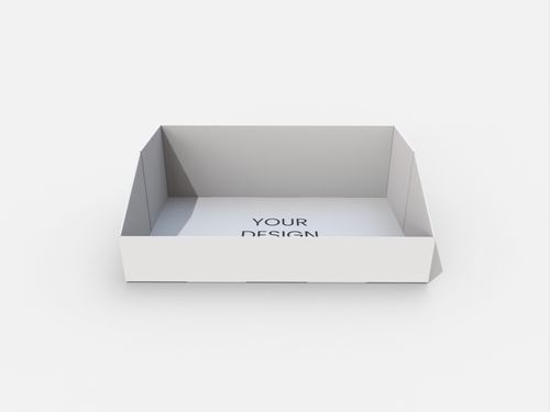 Display boxes/stands bevel hemming mockup 171420