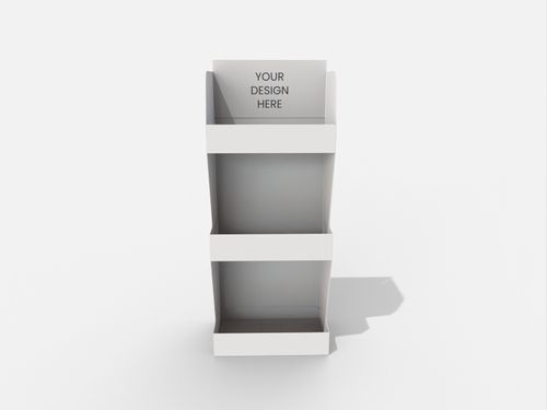 Three-tier display stands display boxes/stands mockup 175010