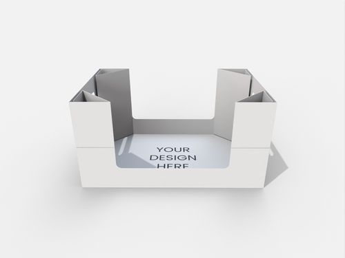 Display boxes corner guard handles mockup 175030