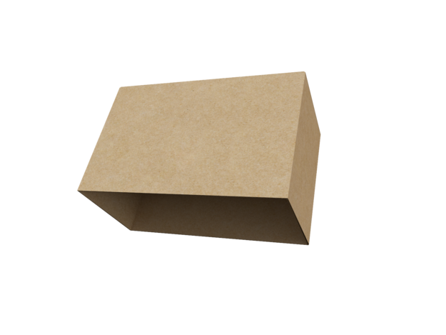 Bottomless cardboard box mockup 201013